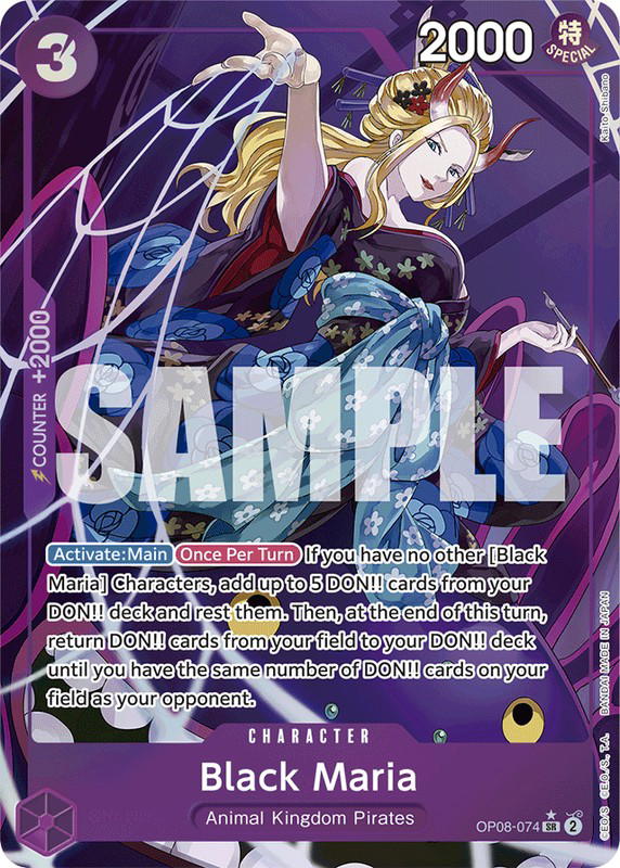 One Piece One Piece Black Maria SR [OP08-074] Booster Pack "Two Legends" [AltArt] (EN)
