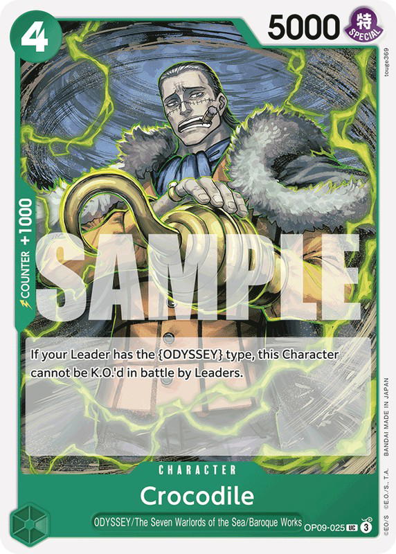 One Piece One Piece Crocodile UC [OP09-025] Booster Pack "Emperors In The New World" (EN)