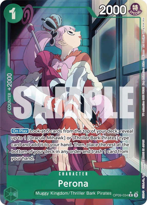 One Piece One Piece Perona R [OP09-034] Booster Pack "Emperors In The New World" [AltArt] (EN)
