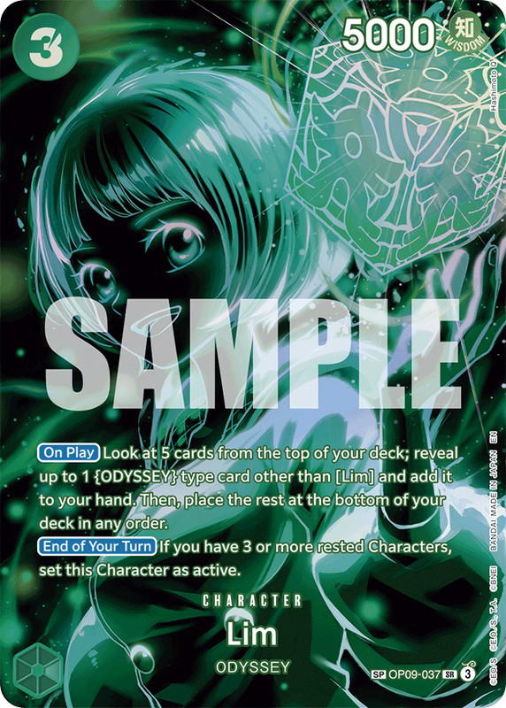 One Piece One Piece Lim SR [OP09-037] Booster Pack "Emperors In The New World" [SpecialAltArt] (EN)