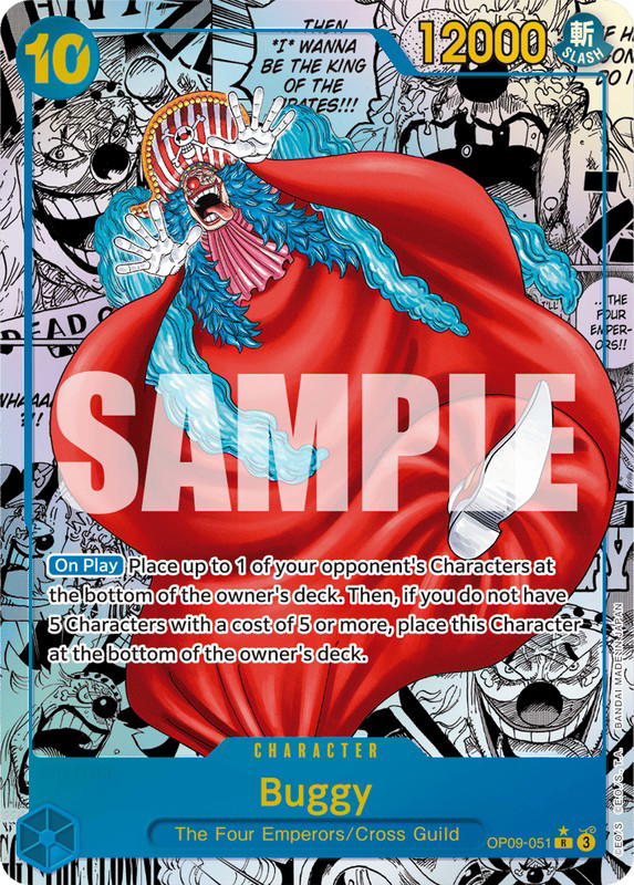 One Piece One Piece Buggy R [OP09-051] Booster Pack "Emperors In The New World" [MangaAltArt] (EN)