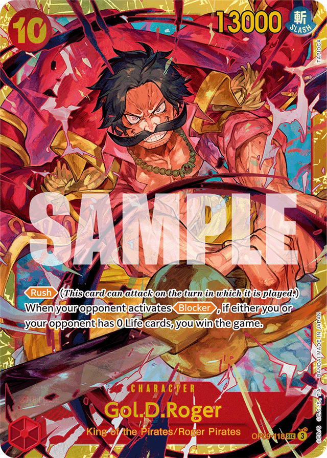 One Piece One Piece Gol.D.Roger SEC [OP09-118] Booster Pack "Emperors In The New World" (EN)