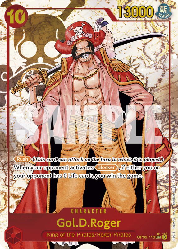 One Piece One Piece Gol.D.Roger SEC [OP09-118] Booster Pack "Emperors In The New World" [AltArt] (EN)