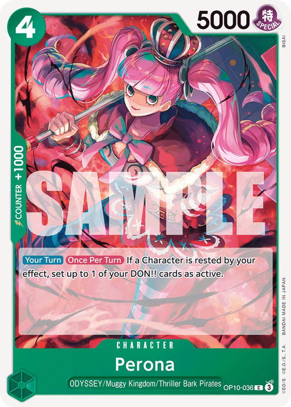 One Piece One Piece Perona C [OP10-036] Booster Pack "Royal Blood" (EN)
