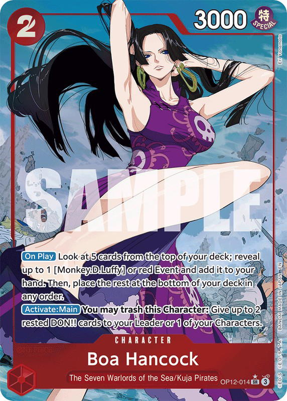 One Piece One Piece Boa Hancock SR [OP12-014] Booster Pack "Legacy of the Master" [AltArt] (EN)