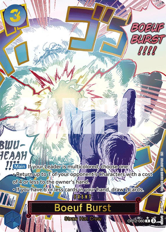 One Piece One Piece Boeuf Burst R [OP12-060] Booster Pack "Legacy of the Master" [AltArt] (EN)