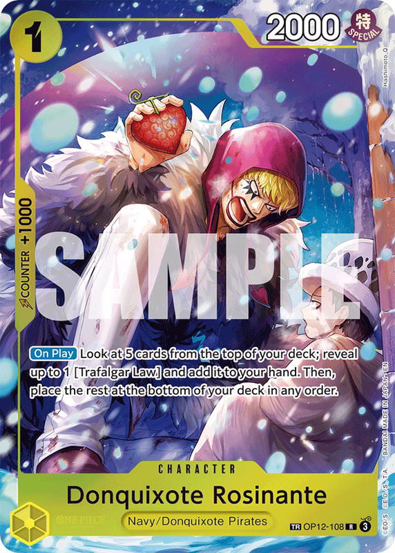 One Piece One Piece Donquixote Rosinante R [OP12-108] Booster Pack "Legacy of the Master" [TreasureRare] (EN)