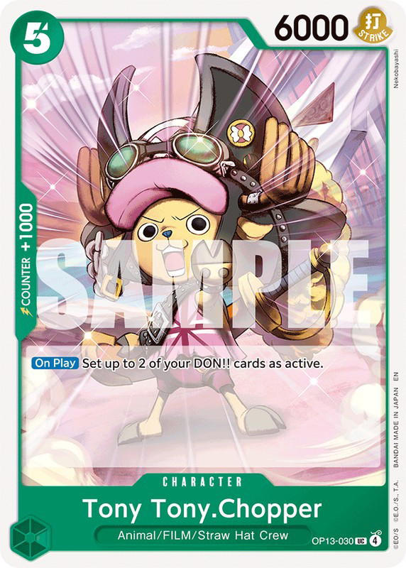 One Piece One Piece Tony Tony.Chopper UC [OP13-030] Booster Pack "Carrying On His Will" (EN)