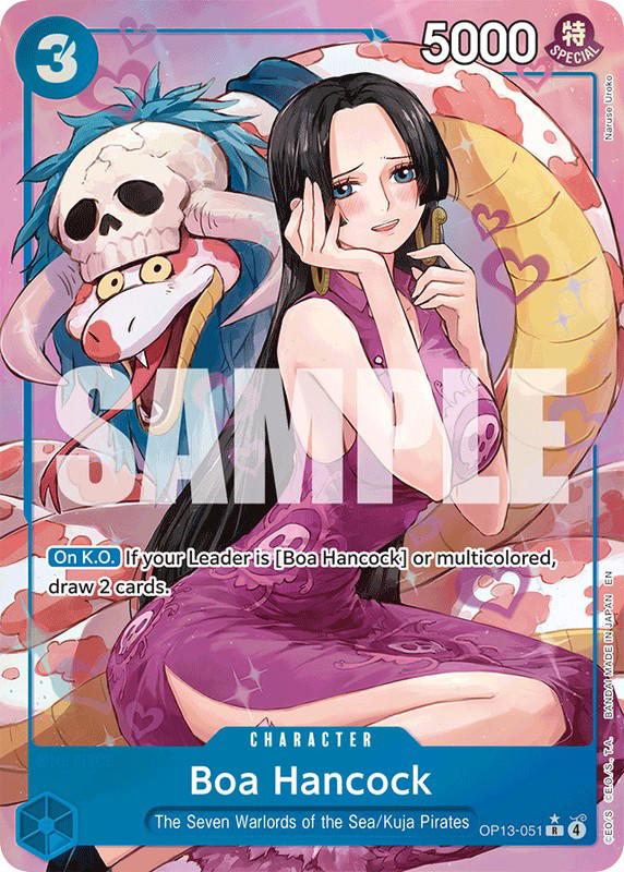 One Piece One Piece Boa Hancock R [OP13-051] Booster Pack "Carrying On His Will" [AltArt] (EN)