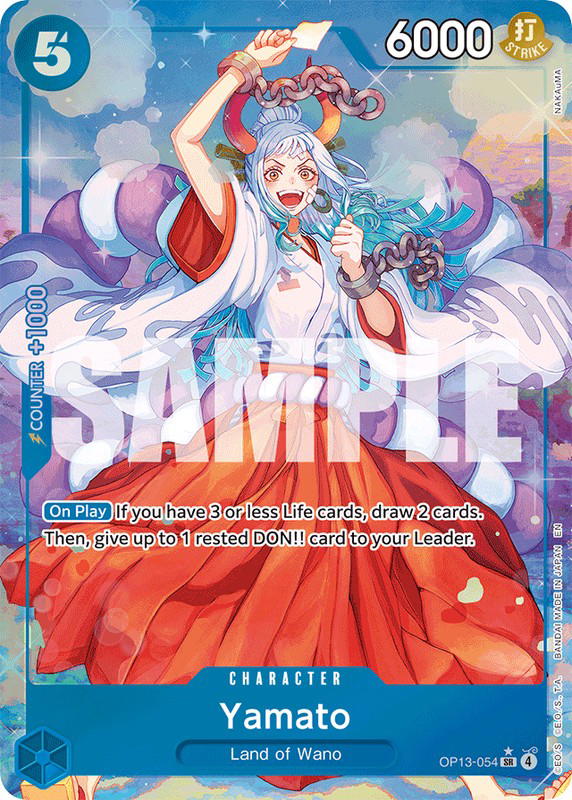One Piece One Piece Yamato SR [OP13-054] Booster Pack "Carrying On His Will" [AltArt] (EN)