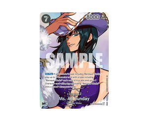 Buy One Piece Ms. All Sunday SR [OP14-084] Booster Pack "The Azure Sea's Seven" [SpecialAltArt] (EN) at Sasom – Authentic and Ready to Ship