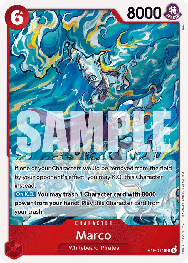 One Piece One Piece Marco R [OP16-014] Booster Pack "The Time Of Battle" (EN)
