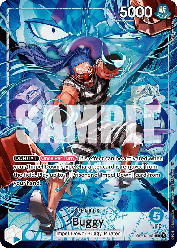 One Piece One Piece Buggy L [OP16-041] Booster Pack "The Time Of Battle" [AltArt] (EN)