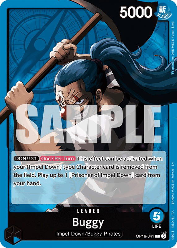 One Piece One Piece Buggy L [OP16-041] Booster Pack "The Time Of Battle" (EN)
