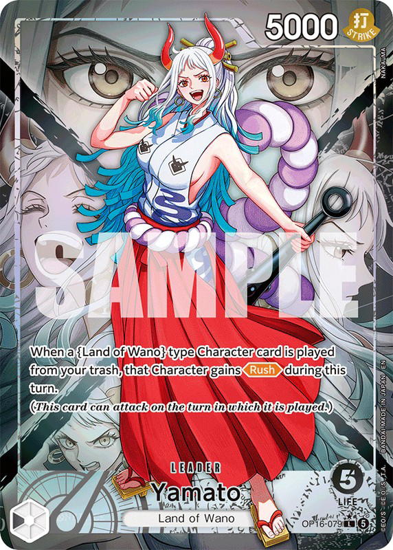 One Piece One Piece Yamato L [OP16-079] Booster Pack "The Time Of Battle" [AltArt] (EN)