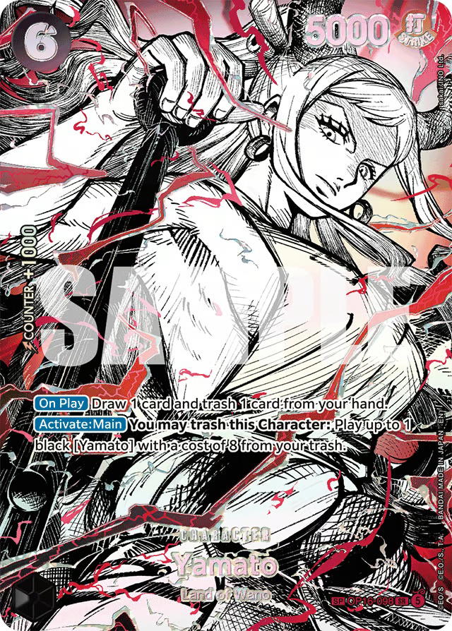 One Piece One Piece Yamato SR [OP16-098] Booster Pack "The Time Of Battle" [SpecialAltArt] (EN)