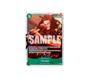 Buy One Piece Yasopp SR [OP17-031] Booster Pack "The World's Strongest Warriors" (EN) at Sasom – Authentic and Ready to Ship