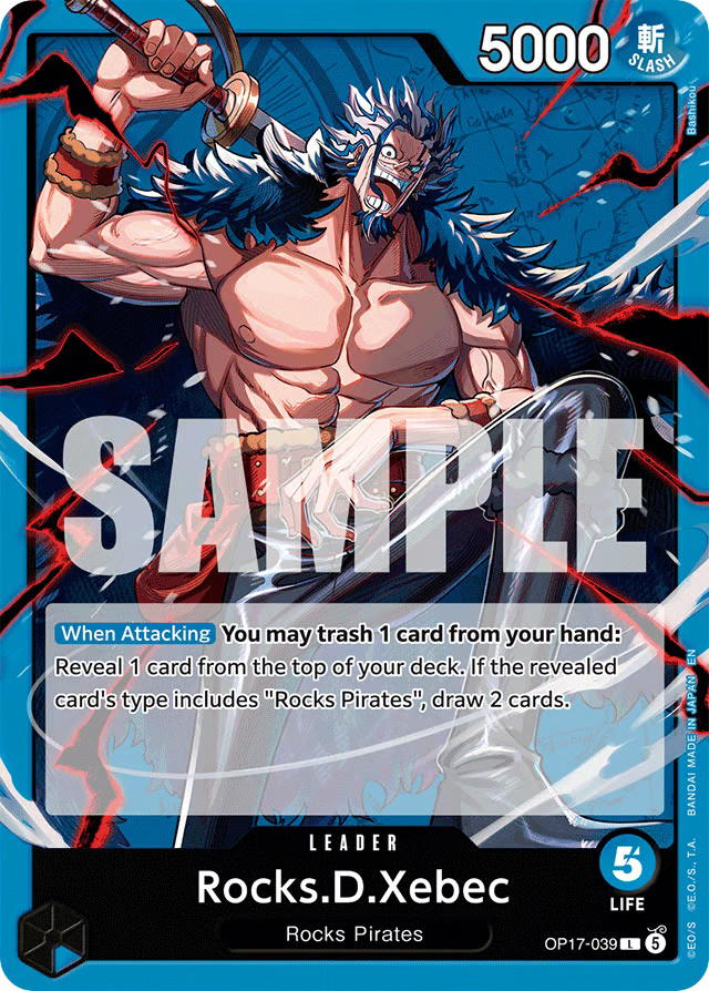 One Piece One Piece Rocks.D.Xebec L [OP17-039] Booster Pack "The World's Strongest Warriors" (EN)