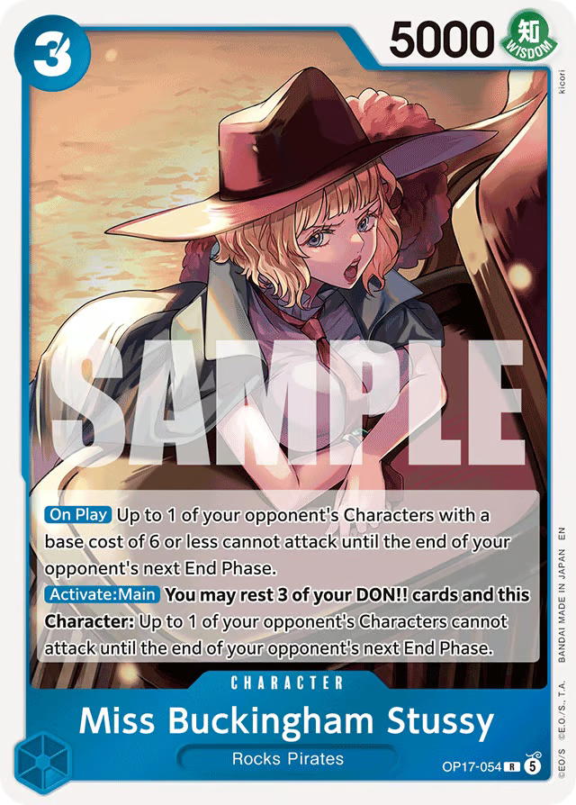 One Piece One Piece Miss Buckingham Stussy R [OP17-054] Booster Pack "The World's Strongest Warriors" (EN)