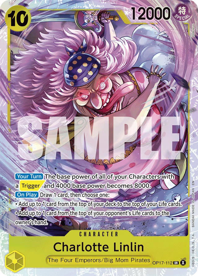 One Piece One Piece Charlotte Linlin SR [OP17-112] Booster Pack "The World's Strongest Warriors" (EN)