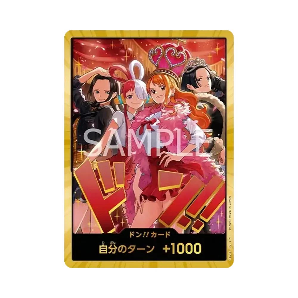 One Piece One Piece DON!! Card : Robin & Uta & Nami & Hancock Super Parallel [Opened](Extra Booster "Heroines Edition Special Set")
