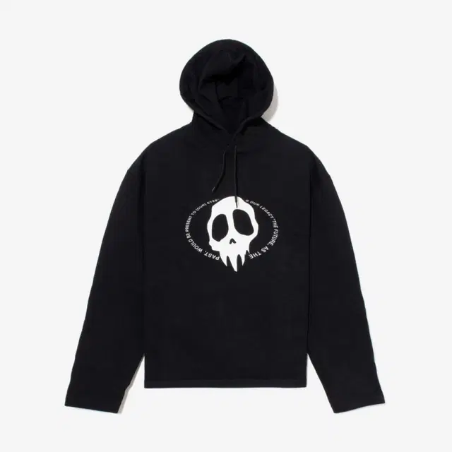 Our Legacy Our Legacy Loose Hoodie Maverick Skull Print Black - view 2