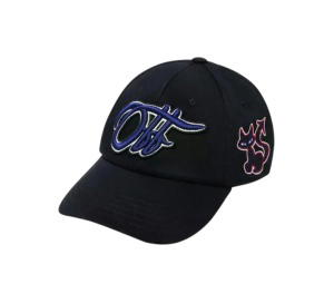Buy Off-White Logo Appliqué Baseball Cap Black at Sasom – Authentic and Ready to Ship