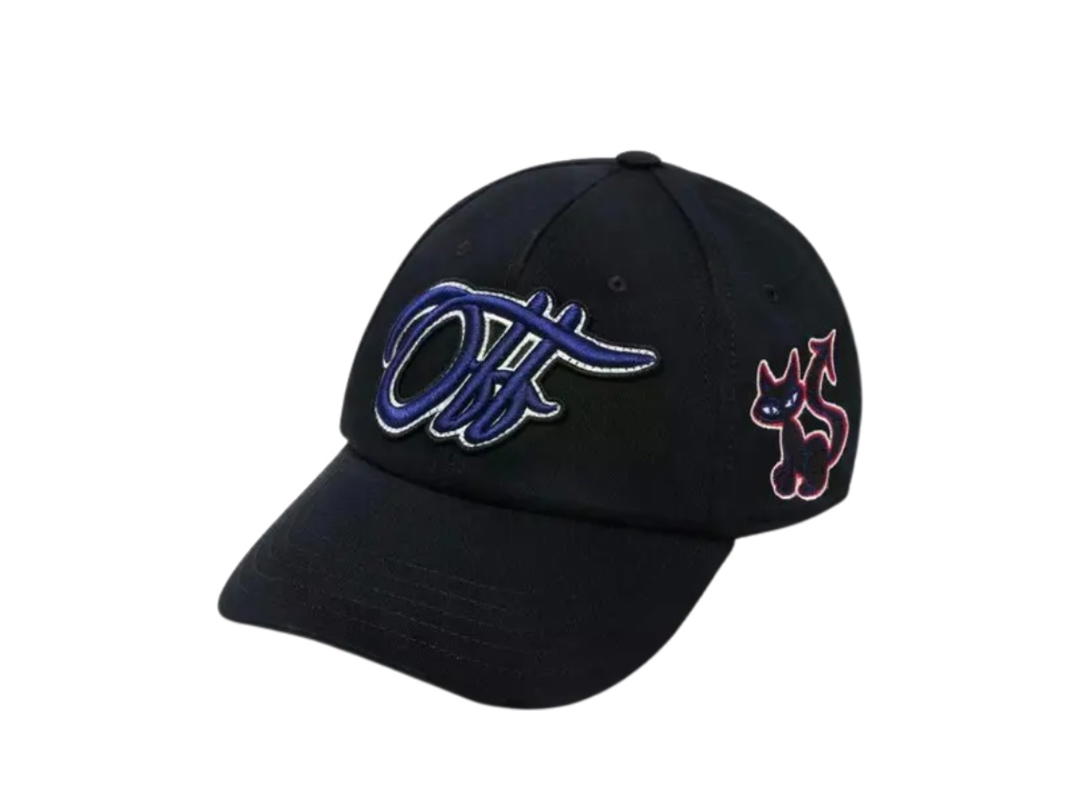 Off-White Off-White Logo Appliqué Baseball Cap Black