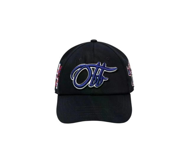 Off-White Off-White Logo Appliqué Baseball Cap Black - view 2