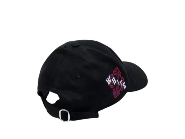 Off-White Off-White Logo Appliqué Baseball Cap Black - view 3