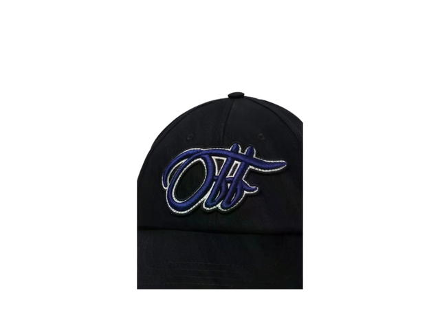 Off-White Off-White Logo Appliqué Baseball Cap Black - view 4
