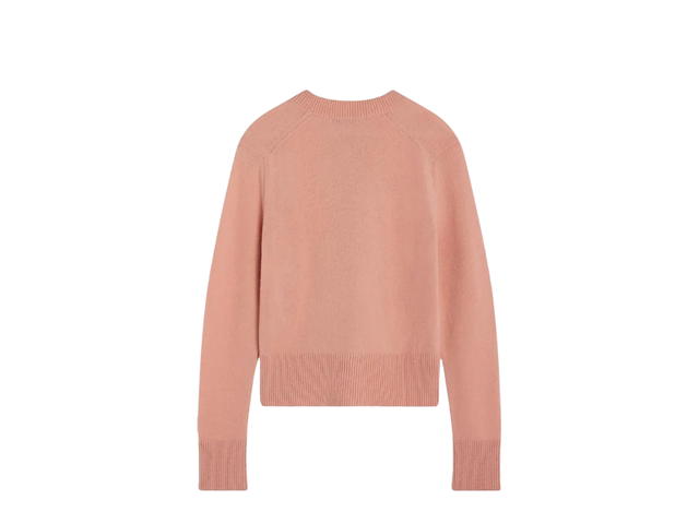 Maison Kitsune Maison Kitsune CNY Bold Fox Head Regular Cardigan Pink (W) - view 2