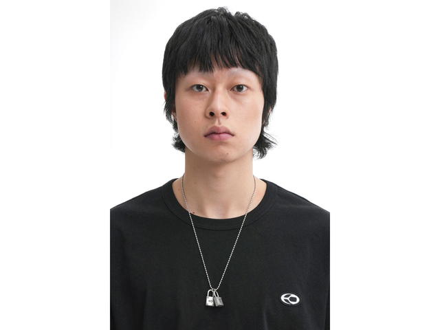 OY OY Double Lock Necklace Silver - view 3