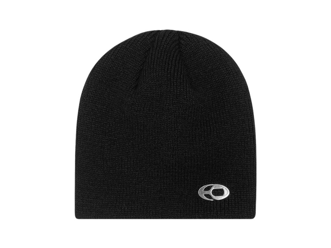 OY OY Metal Logo Beanie Black