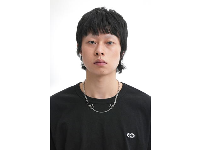 OY OY Smile Logo Necklace Silver - view 3