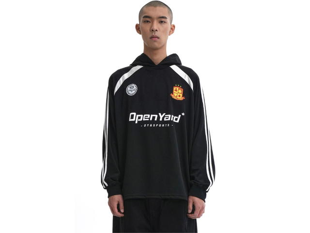 OY OY Sporty Opyd Hoodie Long Sleeve T Black - view 3