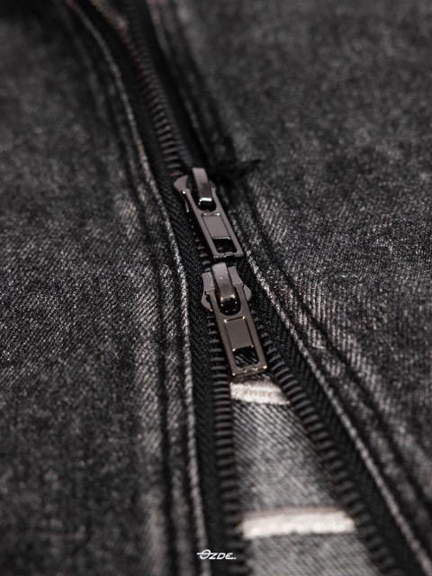 OZDE OZDE. Oz Feded Black - Oversize Denim Hoodie Black Jean - view 4