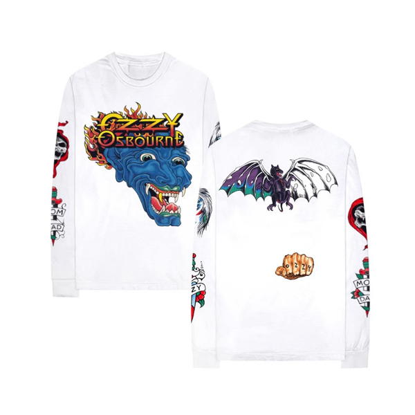 Buy OZZY Tattoo Long sleeved Tee at Sasom – Authentic and Ready to Ship