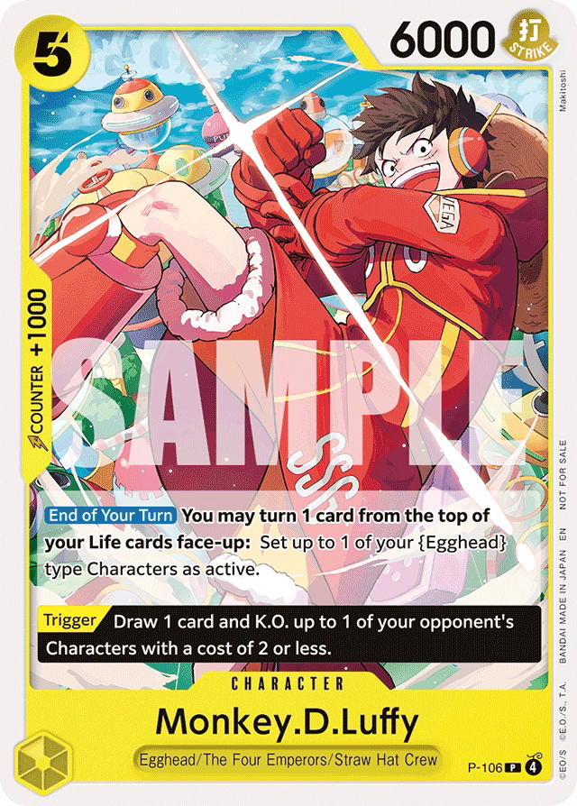 One Piece One Piece Monkey.D.Luffy P [P-106] Promo [Promotion Card Set 2025] (EN)