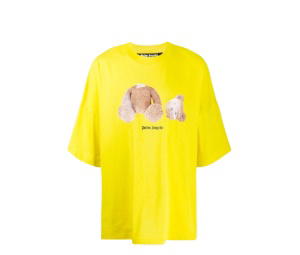 Buy Palm Angels Teddy Bear Oversized Tee Yellow at Sasom – Authentic and Ready to Ship