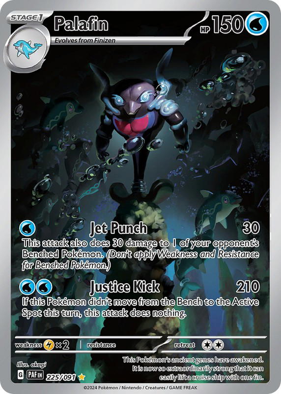 Pokemon Pokemon Palafin IR [PAF 225/091] Scarlet & Violet "Paldean Fates" (EN)