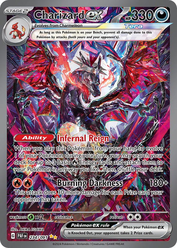 Pokemon Pokemon Charizard ex SIR [PAF 234/091] Scarlet & Violet "Paldean Fates" (EN)