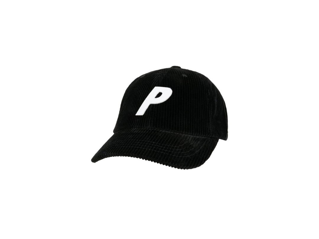 Palace Palace Corduroy P 6-Panel Black (SS24)