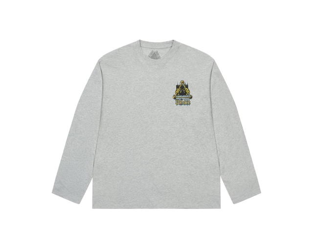 Palace Palace Lock In Longsleeve Grey Marl - view 1