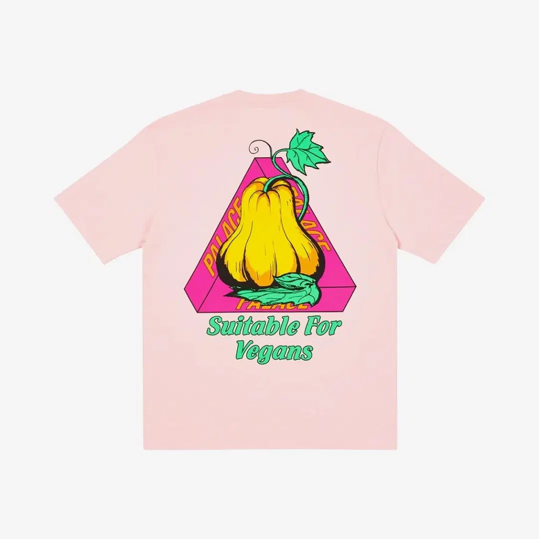 Palace Palace Nein Cheese Nein Egg T-Shirt Pink - 20FW