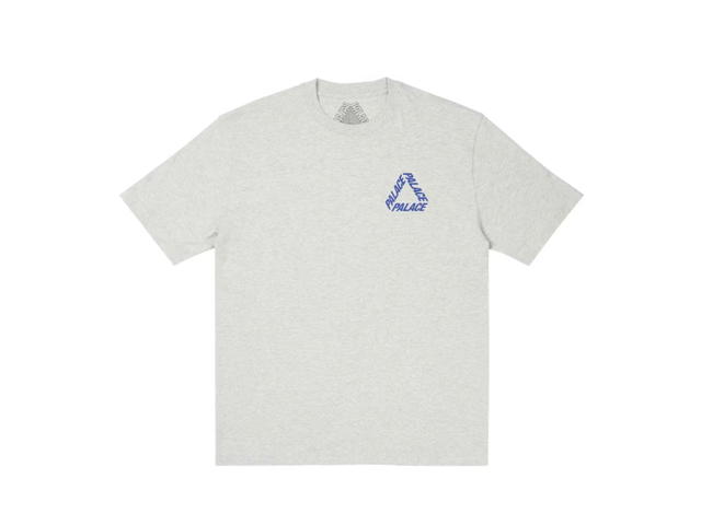 Palace Palace P-3 Outline T-Shirt Grey Marl (SS24) - view 1