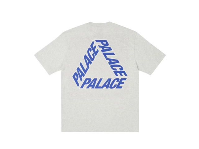 Palace Palace P-3 Outline T-Shirt Grey Marl (SS24) - view 2