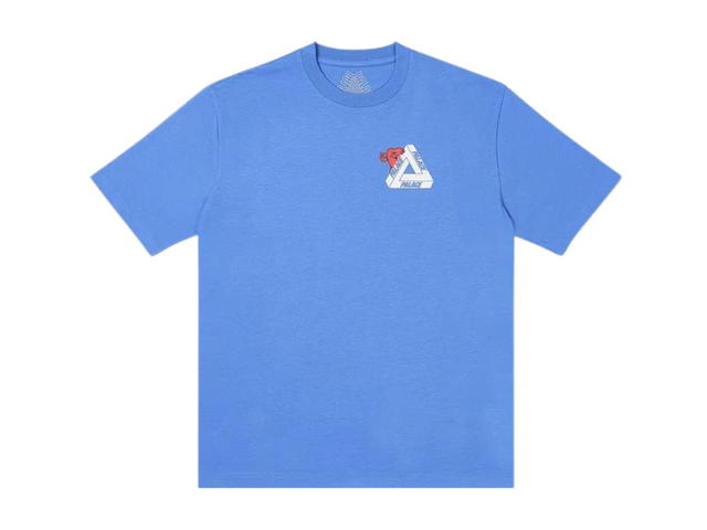 Palace Palace Tri-Hearts T-shirt Palatial Blue - view 1