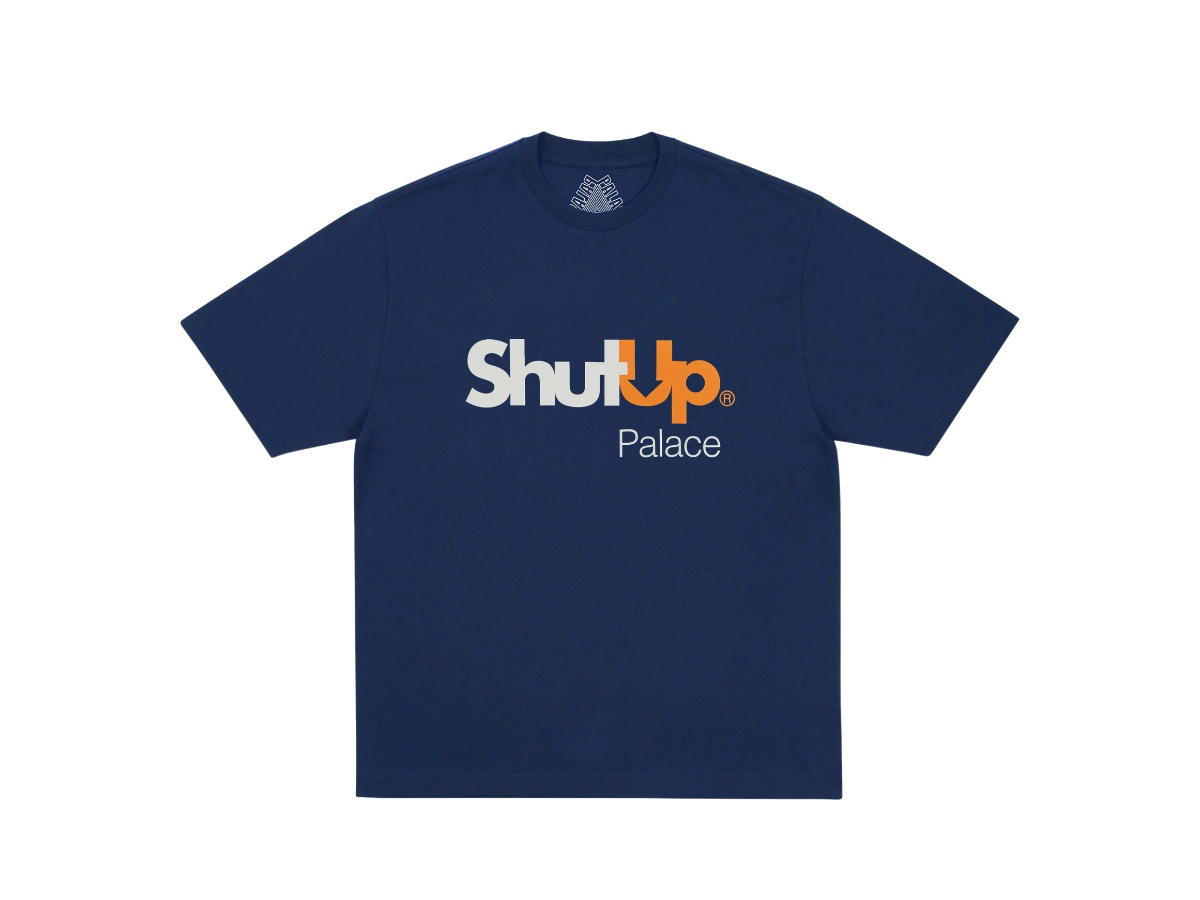 Palace Palace Shut Up T-Shirt Navy