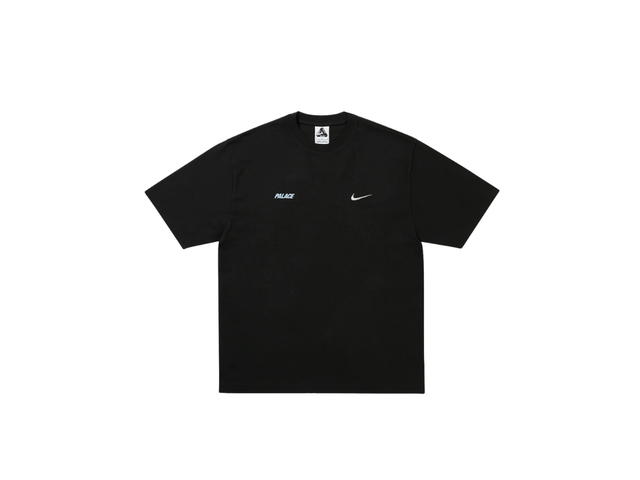 Palace Palace x Nike Font Swoosh T-Shirt Black - view 2